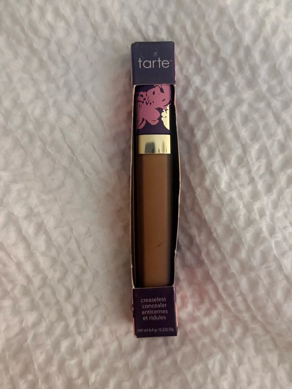 Tarte Creamy Creaseless Concealer | 48G Tan-Deep Golden, 0.225 oz